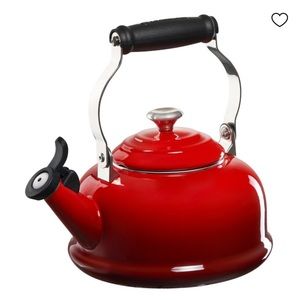 Le Creuset red teapot